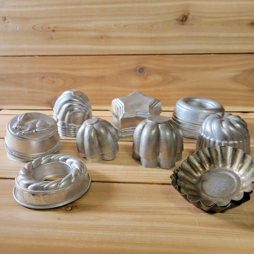 Vintage Aluminum Tins